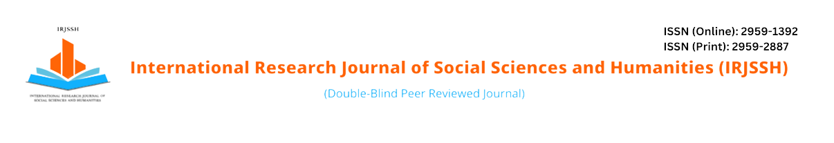 International Research Journal of Social Sciences and Humanities